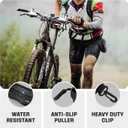 NoCry Water Resistant Safety Glasses Case with Clip - Heavy Duty Semi Hard Large Sunglasses Holder for Men and Women with Cleaning Cloth