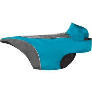 Embark Adventure Dog Raincoat - Lightweight, Reflective Waterproof Rain Jacket for Dogs Rain Coat for Dogs Waterproof - Medium Dog Rain Coat |Dog Rain Jacket| (Blue) (Blue and Grey)