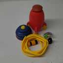 Outdoor Water Toys Rocket Sprinkler for Kids, DOLNOW Rocket Water Powered Liftoff 3 to 12ft Rotate, Summer Backyard Water Play Toys Birthday Gift for Girl Boys Age 3 to10 Years(With 3/4" Hose Adapter)