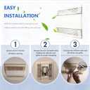 85315000 Bathroom Vent Fan Cover with Lens | Compatible with Broan-Nutone 663 663N 770F 763RLN 769RLN Series | Exhaust Fan Grille