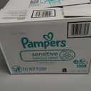 Pampers Sensitive Baby Wipes, Unscented, Fragrance Free, Clinically Proven, Water Based, Hypoallergenic, Multi-Use, Hand Wipes, 1008 Wipes Total (18X Flip-Top Packs)