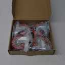 4 Inch Caster Wheels Heavy Duty Casters Set of 4 (2200lbs Load Capacity) Lockable Cart Wheels with Brakes, 360 Degree Rotatable - Ideal Caster for Cart, Furniture and Workbench (4 x Brakes)