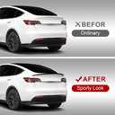 Spoiler Fit for Tesla Model Y 2020-2024, Upgrade ABS Material Rear Spoiler Wing OEM Rear Trunk Lip, Model Y Accessories, Matte Black