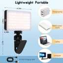 Selfie Light, Portable Phone Light for Video Recording, 90LED Rechargeable Adjusted 3 Light Modes Ring Light Clip for iPhone, Android, Phone, IPad, Laptop, Camera, TikTok, Makeup, Live Stream, Selfie
