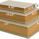DECOR4SEASON Decorative Book Boxes Set of 3 Modern Faux Linen & Wood Hidden Storage for Coffee Table Stackable Fake Books for Shelf Decor, Remote Control & Jewelry Organizer (Warm Taupe)