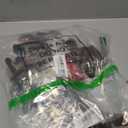 6 PCs Dog Christmas Costume Elk Reindeer Antler Headband Buffalo Plaid Bandana Bow Tie Triangle Pet Scarf Outfit Bib Adjustable Collar Cat Decor Photo Gift Small Medium Dog(Chic Style,Red)