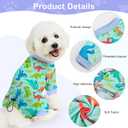 Bienbee Dog Pajamas, 4 Pack Dog Recovery Suit Shedding Suit Cute Soft Puppy Clothes Dogs Pjs Onesies Jammies Adjustable Breathable & Stretchy Clothes for Dogs Girl Boy Puppy-S