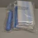 16 Pack Vacuum Storage Bags with Hand Pump, 4 Jumbo + 4 Large + 4 Medium + 4 Small Plastic Packaging Bags, 80% Space Saver Vacuum Seal Bags for Clothing, Travel Lugggage, Blankets, Comforters