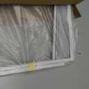 Mxclimate Window Air Conditioner Side Panels with Frame,Window AC Accordion Filler Curtain Kit,Adjustable Insulation Panels for Window AC Seal Replacement Screen (8,000 BTU)