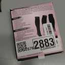 Physix Gear Compression Socks 20-30 mmHg - Men & Women - Running, Nurses, Shin Splints, Flight, Travel (Black/Pink)