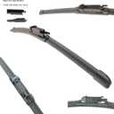 Front Windshield Wiper Blade For BMW Premium All-Season OEM Quality 2M PLASTIC (For BMW 240i, 2017-2021) (2008-2013)