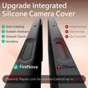 FireNova Magnetic for iPhone 17 Pro Max Case, Compatible with MagSafe, [Integrated Silicone Camera Control Button] [Camera Protection] Anti-Scratch Microfiber Lining Phone Case, 6.9", Space Gray