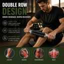 Muscle Roller Stick for Muscle Recovery, Double Row Massage Roller