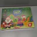 Slime Advent Calendar 2025, Christmas Countdown Calendars 24 Days with DIY Slime Kit Gifts for Toddler Kids Teens Girls 4 5 6 7 8 9 10 11 12 Year Old