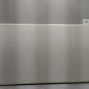 HAISIWLKJ Folding Table 8 FT Camping Table Portable Heavy Duty Plastic Rectangular Outdoor Dining Table Steel Legs Fold-in-Half with Carrying Handle for Indoor, Picnic, Party, Wedding, Events (White)