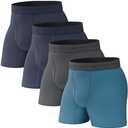 Pair of Thieves Soft Cotton Boxer Briefs for Men Pack (4 & 8 Pack) - Tagless Mens Underwear for All-Day Comfort and Support XL