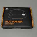 Oracer Coffee Mug Warmer for Desk, Electric Cup Heater for Tea Milk Beverages with Adjustable Temperature Display, Auto Shut Off Timer Mug Sensor, Candle Wax Heating Plate, Ideal Gift Accessory