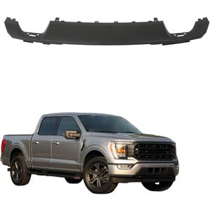 labwork Matte Black Front Bumper Skid Plate Lower Valance Molding Trim ML34-17F771-ACW Replacement for F150 2021-2023