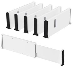 5-Pack Adjustable Drawer Dividers: The Ultimate Clutter-Free Solution