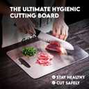 Titanium Cutting Board, 100% Pure Titanium Cutting Boards for Kitchen, Double Sided Food-Grade Chopping Board - Dishwasher Safe Easy to Clean (12"L x 9"W)