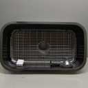 31 Inch Black Undermount Sink Stainless Steel-Bokaiya 31x18 Kitchen Sink Undermount Black Stainless Steel Sink 16 Gauge Single Bowl Kitchen Sink with Dish Grid