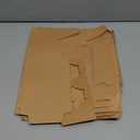 PQZKLDP 9pcs Kraft Cupcake Boxes 6.8''x3.6''x3.1'' Clear Window Cake Paper Holders Cake Boards Disposable Tiered Cake Containers Handle Boxes Treat Boxes Gift for Party Wedding, Christmas Party