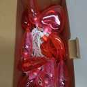 20 LED Pink Red Heart String Lights, 12Ft Valentine's Day Decorations Lights Outdoor Waterproof with 20 LED Red and Pink Heart Light for Home Fireplace Door Windows Fence Party Valentines Day Decor