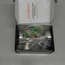 Door Stoppers Magnetic Door Catch - 2 Pack Stainless Steel Heavy Duty Door Holder Stops for Bottom Top of Door - Wall Floor Mounting No Drill 3M Adhesive & Screws Strong Magnet Keep Door Open(Silver)