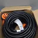 30 Amp RV Extension Cord,100 ft,Heavy Duty Generator Extension Cord with LED Power Indicator,30 AMP Female 90 Twist Lock Adapter with Reverse Polarity Lamp,NEMA TT-30P to L5-30R,120V/125V