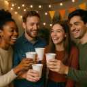 BHSG KING-370 Pack - 12 Oz Coffee Cups |paper Cups For Hot & Cold Drinks| Leak-proof, BPAFree, Sturdy Disposable Coffee Cups | Eco-friendly Hot Drinking Cups For Party, Picnic, And Events