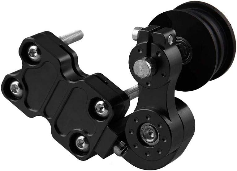 Chain Tensioner Adjuster Universal Aluminum Chain Automatic Regulator for Motorcycle Motocross Dirt Pit Bike ATV (black)