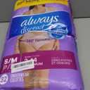 Always Discreet Adult Diapers for Women, Incontinence Underwear, Postpartum Essentials, Disposable Briefs, Max Absorbency, Bladder Leak Protection, Small/Medium, 32ct