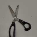 Hui Tong Strong & Sharpe Pinking Shears,Pinking Shears Scissors for Fabric, Serrated and Scalloped Scissors Fabric,3mm,5mm,7mm(Wavy 18mm)