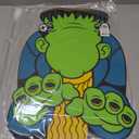 Fun Express Green Monster Face Yard Sign - Monster Inflatable Outdoor Decoration - Monster Birthday Party or Baby Shower Yard Signs - Lights for Holiday, Garden, Lawn Party Decor Outside