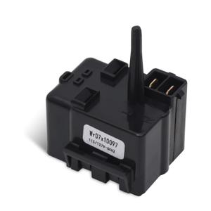 Canamax WR07X10097 Refrigerator Compressor Start Relay and Overload Assembly 12uF 250VAC - Compatible with GE - Replaces 1265640 AP4300623 PS1766101 513604045 EA1766101 AH1766101 2319794 61006022
