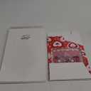 53 Pcs Valentine Boxes for Kids: Valentine's Day Cards & Mailbox Set, 10 Romantic Designs, Pink, 7.5 x 7.5 Inches (Mailbox), 3.9 Inches (Cards)