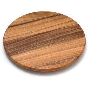 Lipper International Acacia Wood 16" Lazy Susan Kitchen Turntable