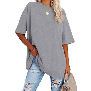 luwita Oversized T Shirts for Women Loose Fit Crewneck Short Sleeve Tops Summer Casual Blouse Y2K 2026 Basic Tees (XL)