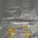 Wowfit 50 CT 12x16 inches Large Clear Bottom Gusset Cellophane Gift Bags with 6" Gold Twist Ties, Cello Packaging for Baby Showers, and Wedding Gift Wrapping