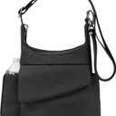 Travelon Anti-Theft Classic Messenger Bag (9" x 12.5" x 3.5" Center Height:9.5", Black)