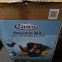 Graco EasyTurn 360 2-in-1 Rotating Convertible Car Seat, 360 Degree Rotating Infant to Toddler Rotating Car Seat, 2 Modes Rear and Forward Facing, Slim Design, Cyran Manufactured in 04/2026