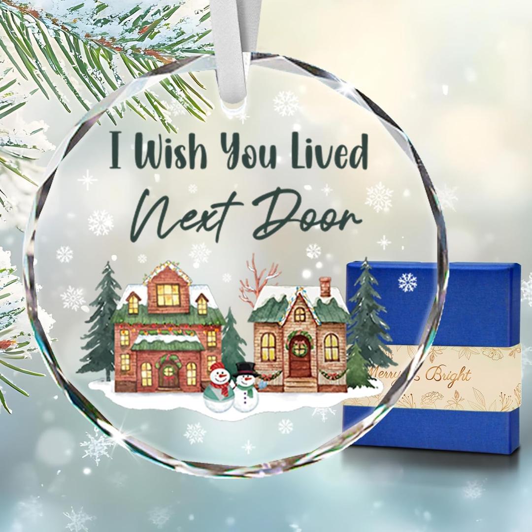 10 x Friend Gifts for Women Friendship, Bestie Gifts for Women, Long Distance Friends, BFF, Best Friends Ornaments, Friendship Christmas Ornament 2025, Christmas Decoration Gift