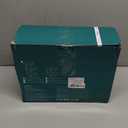 Ceramic Fruit Bowl for Kitchen Counter - 3 Tier Fruit Basket with Metal Stand, Tiered Fruit Stand for Countertop, Snack, Nuts, Cake, Dessert, Small & Cute (Gold)