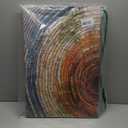 IBHJSART Framed Tree Ring Canvas Wall Art Abstract Colorful Wood Stump Decor Painting Prints Modern Minimalist Pictures Neutral Nature Rustic Farmhouse Living Room Bedroom Bathroom Office