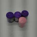 Amylove 10 Pcs 2 x 3 Inch Advent Pillar Candles Set Pink Purple Christmas Unscented Lasting Burning Church Candles for Advent Wreath Holiday Gifting