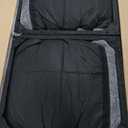 COLAMY 118" U-Shaped Sectional Couch, 4-Seat Modular Sofa with 2 Ottomans and Foldable Side Table, Grey for Living Room