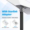 15FT Gen 3 Starlink Pole Mount, Starlink Mount with Pipe Adapter, Starlink Ground Pole Mounting Kit for Starlink Standard 4/4X/Gen 3