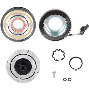 AC Compressor Clutch Kit with Pulley Hub Coil Replacement for Silverado 1500 2500 2014-2018 4.3L 5.3L 6.2L