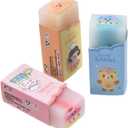 18 Pack Dessert Erasers for Kids, Kawaii for Students, Jelly for School Supplies Prize Gifts Party Favors