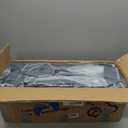 TOREVSIOR Foldable Baby Playpen with Mat, 50"50" Collapsible Play Pen for Babies and Toddlers, Indoor & Outdoor Kids Safety Play Pen, Portable Play Yard, Foldable Baby Playpen with 50 Ocean Balls (Grey)